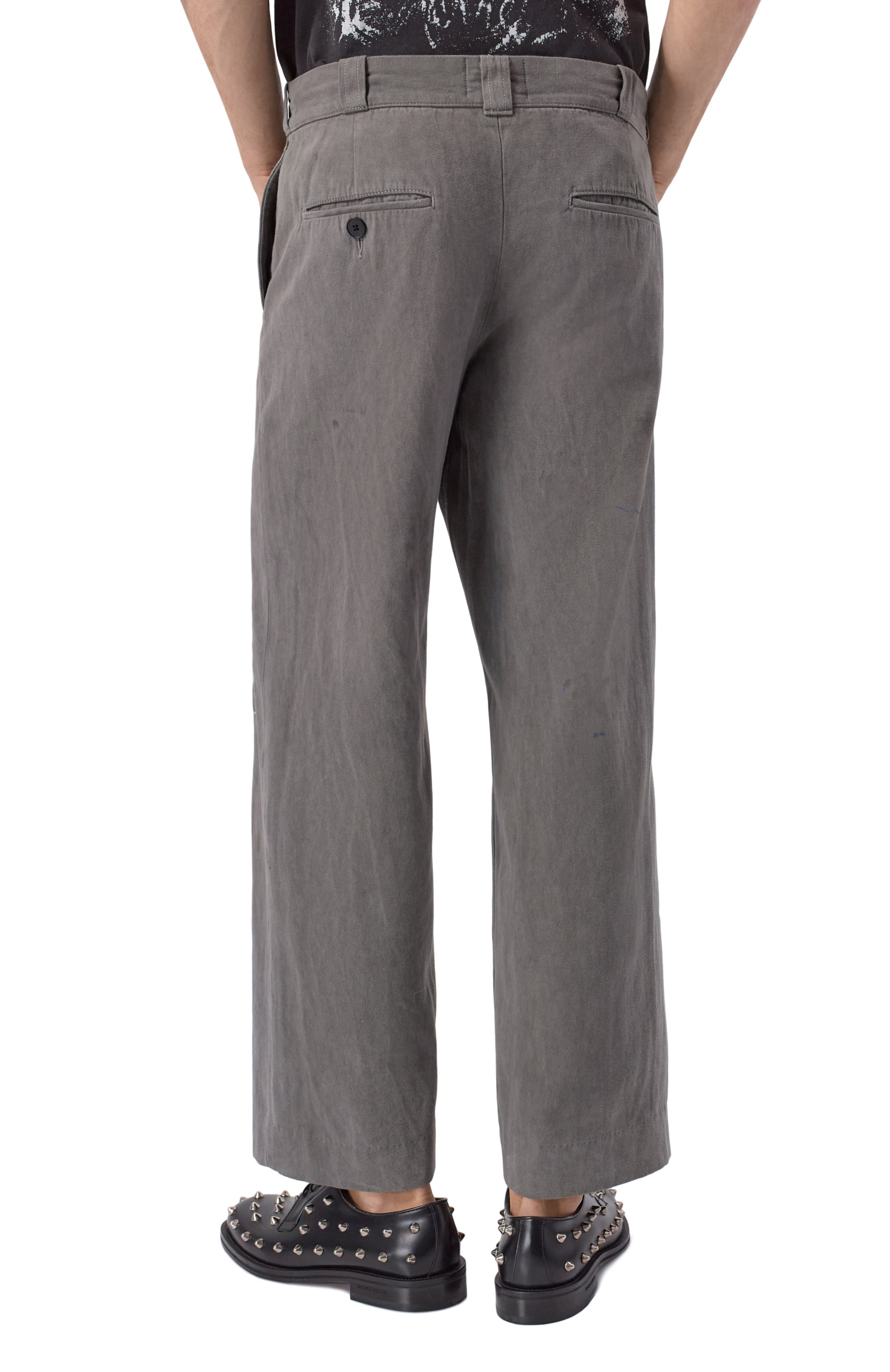 Брюки из хлопка и льна ENFANTS RICHES DEPRIMES, арт. 060-291, фото 4