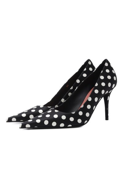 Женские текстильные туфли barbara 90 AMINA MUADDI, арт. BARBARA PUMP 90/SATIN