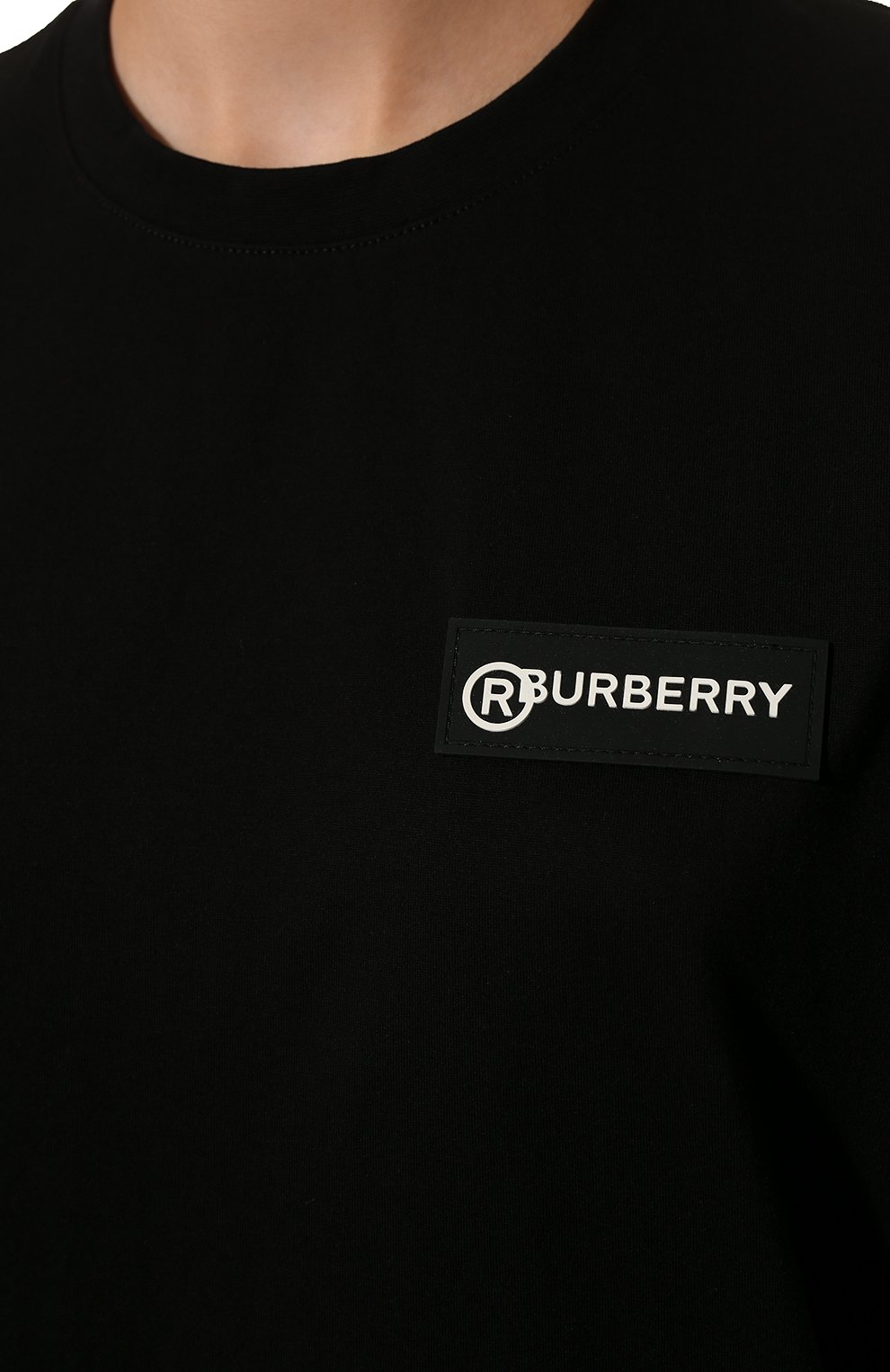 Хлопковая футболка BURBERRY, арт. 8024545, фото 5