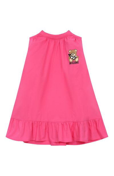 Хлопковое платье MOSCHINO, арт. HDV0G1/LLA12/4-8