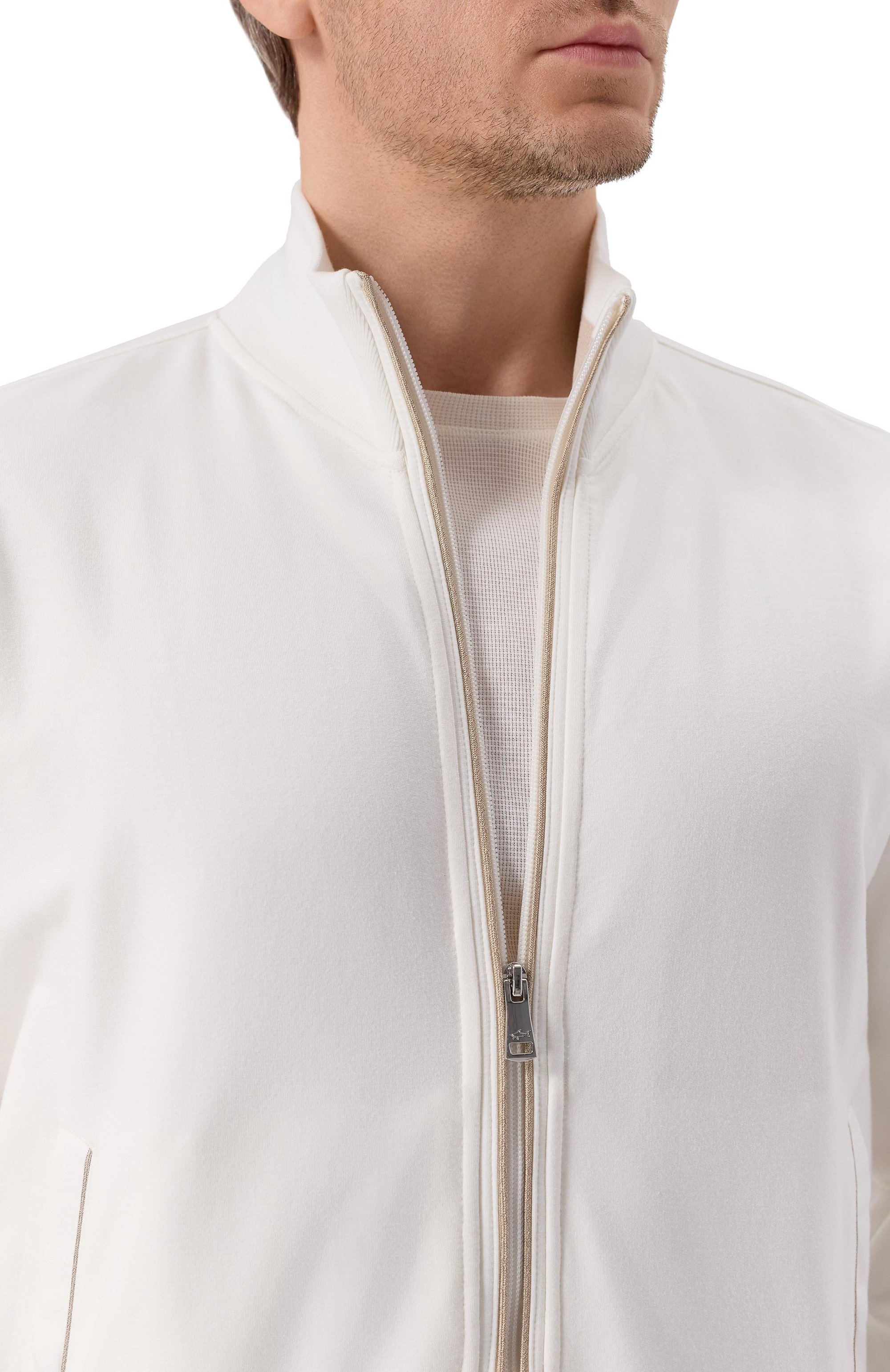 Толстовка из лиоцелла и хлопка PAUL&SHARK, арт. 26411809_001, фото 5