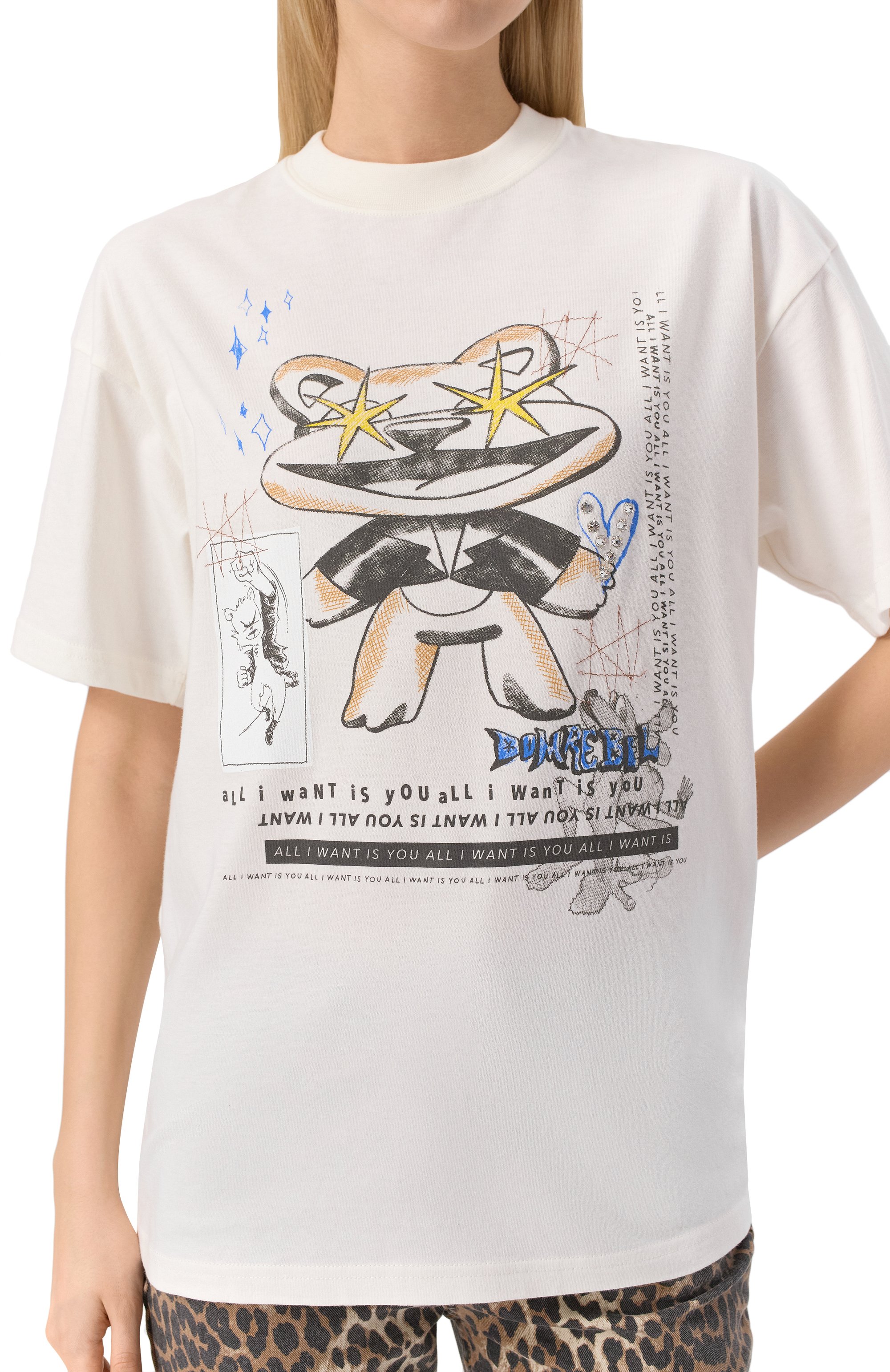 Хлопковая футболка DOMREBEL, арт. WANTED T-SHIRT SWAR0WSKI, фото 5