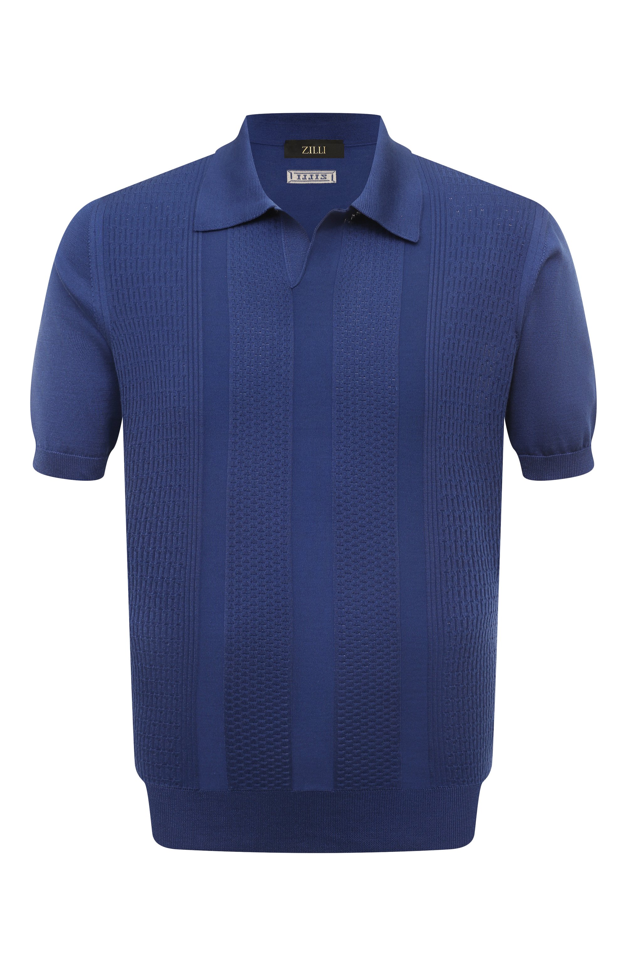 Шелковое поло ZILLI, арт. KVNSP2M0640VVL000, фото 1