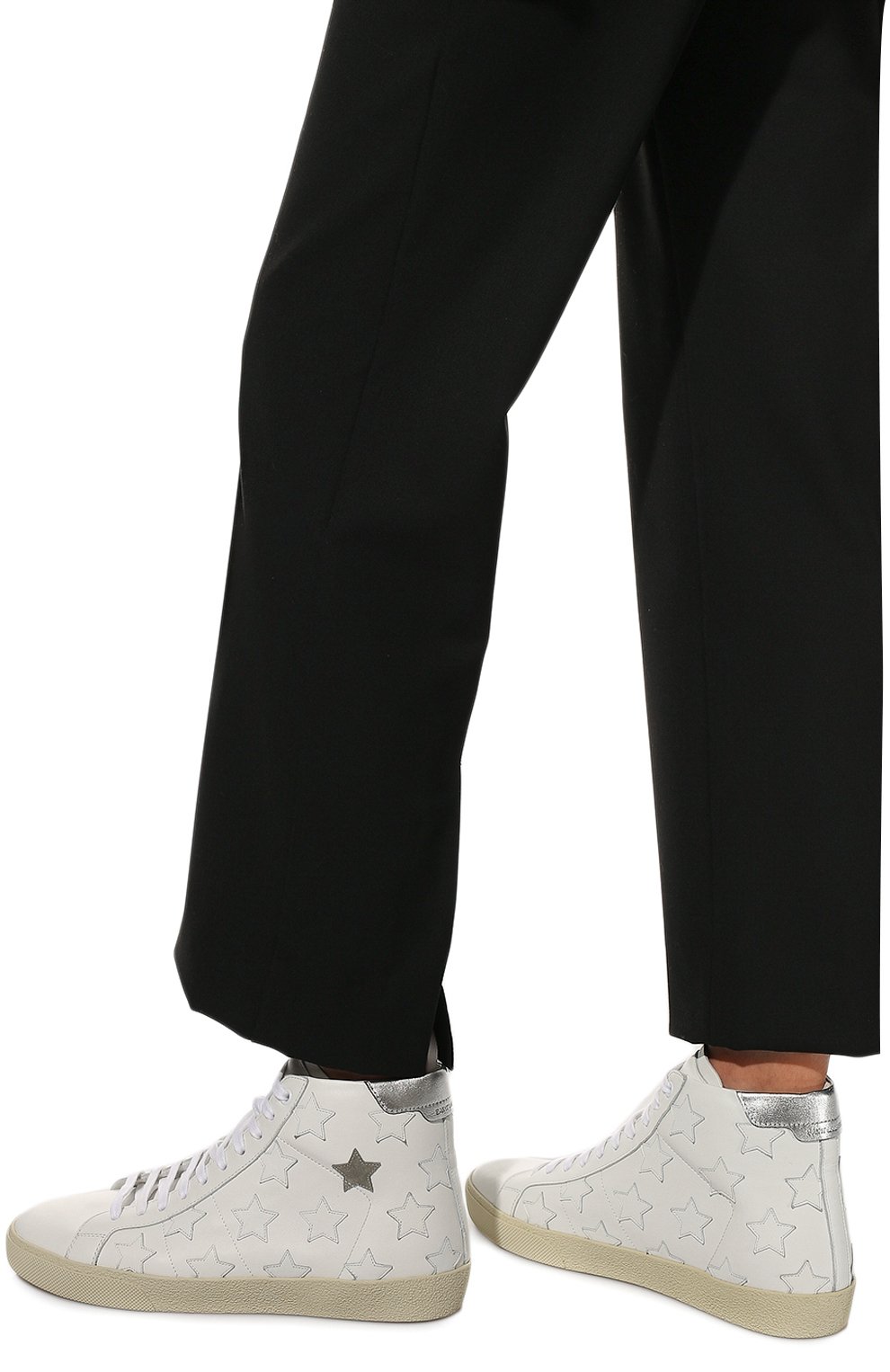 Кожаные кеды sl/06 SAINT LAURENT, арт. 672909/00ND0, фото 3