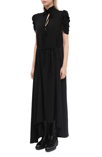 Платье из вискозы ANN DEMEULEMEESTER, арт. 2002-2252-P-119-099, фото 3