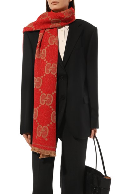 Шерстяной шарф GUCCI, арт. 598993 3GC15, фото 2