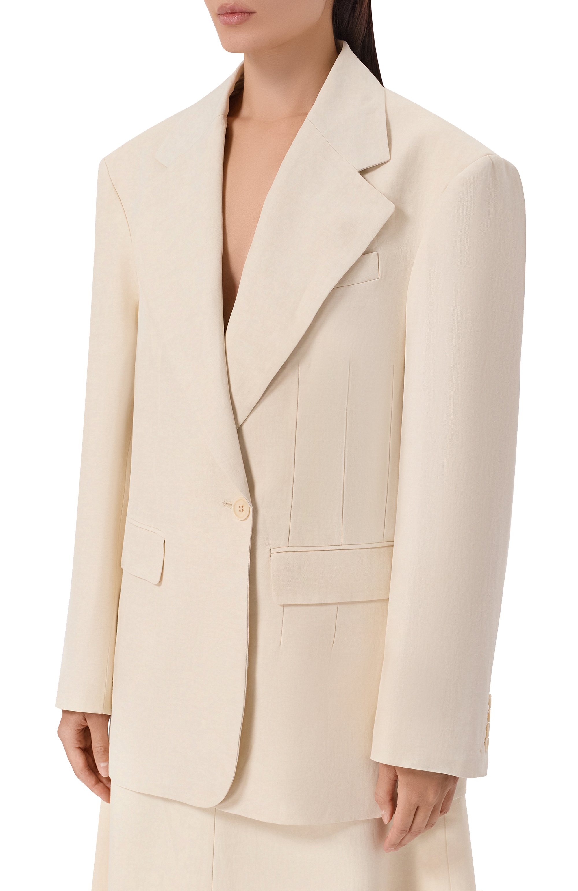 Жакет из вискозы и льна P.A.R.O.S.H., арт. D420446/RAISA26, фото 3