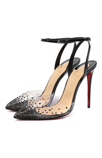 Туфли spikaqueen 100 CHRISTIAN LOUBOUTIN, арт. spikaqueen 100 pvc/patent, фото 1