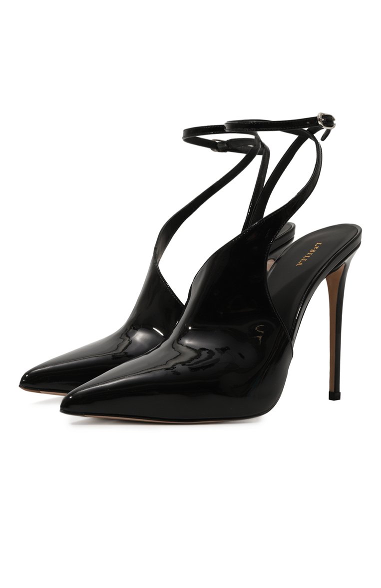 Женские черные кожаные туфли futura pump 120 LE SILLA купить в интернет ...