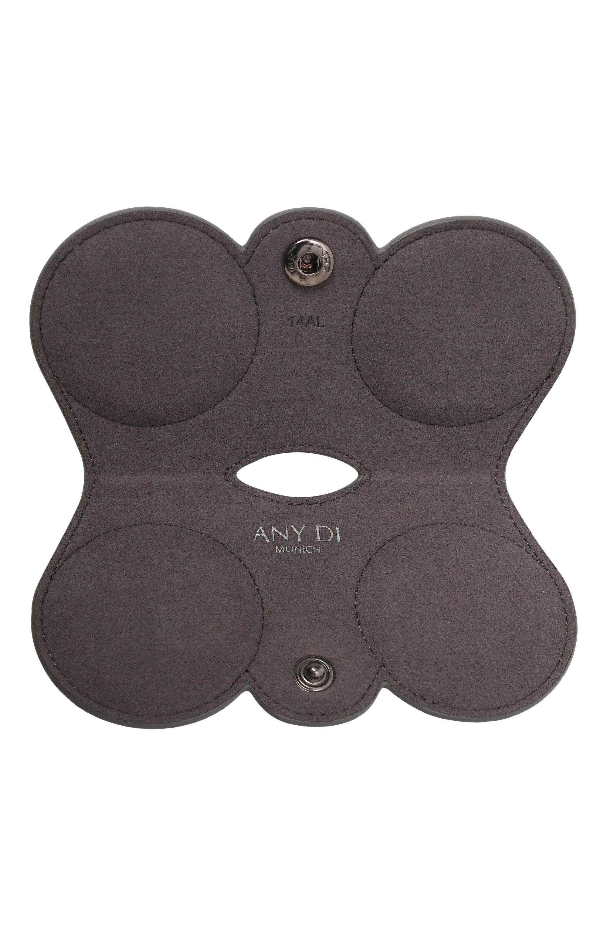 Кожаный футляр для очков ANY DI, арт. SP101602 KHAKI GREY, фото 3