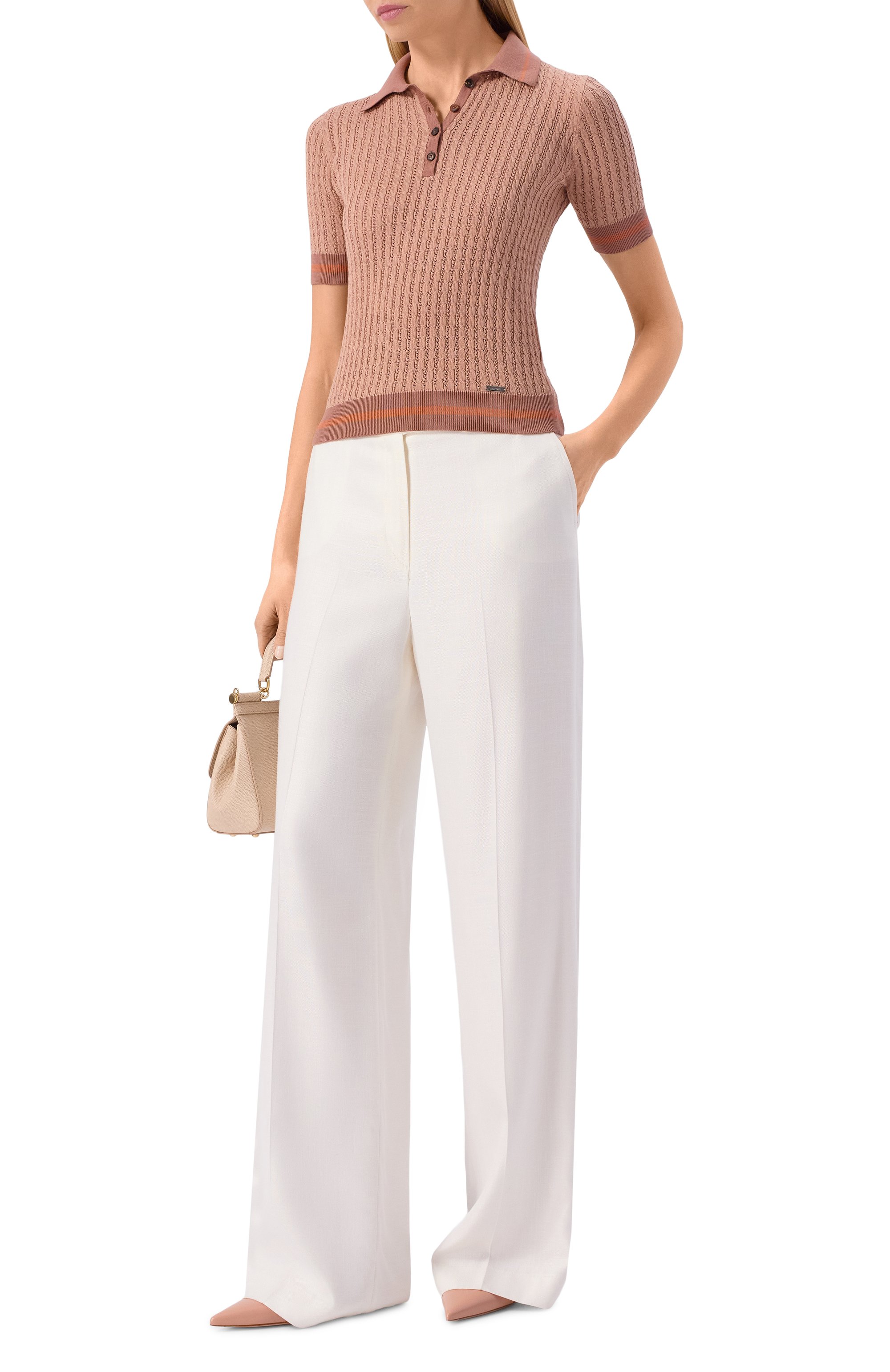 Хлопковое поло KITON, арт. D61781, фото 2