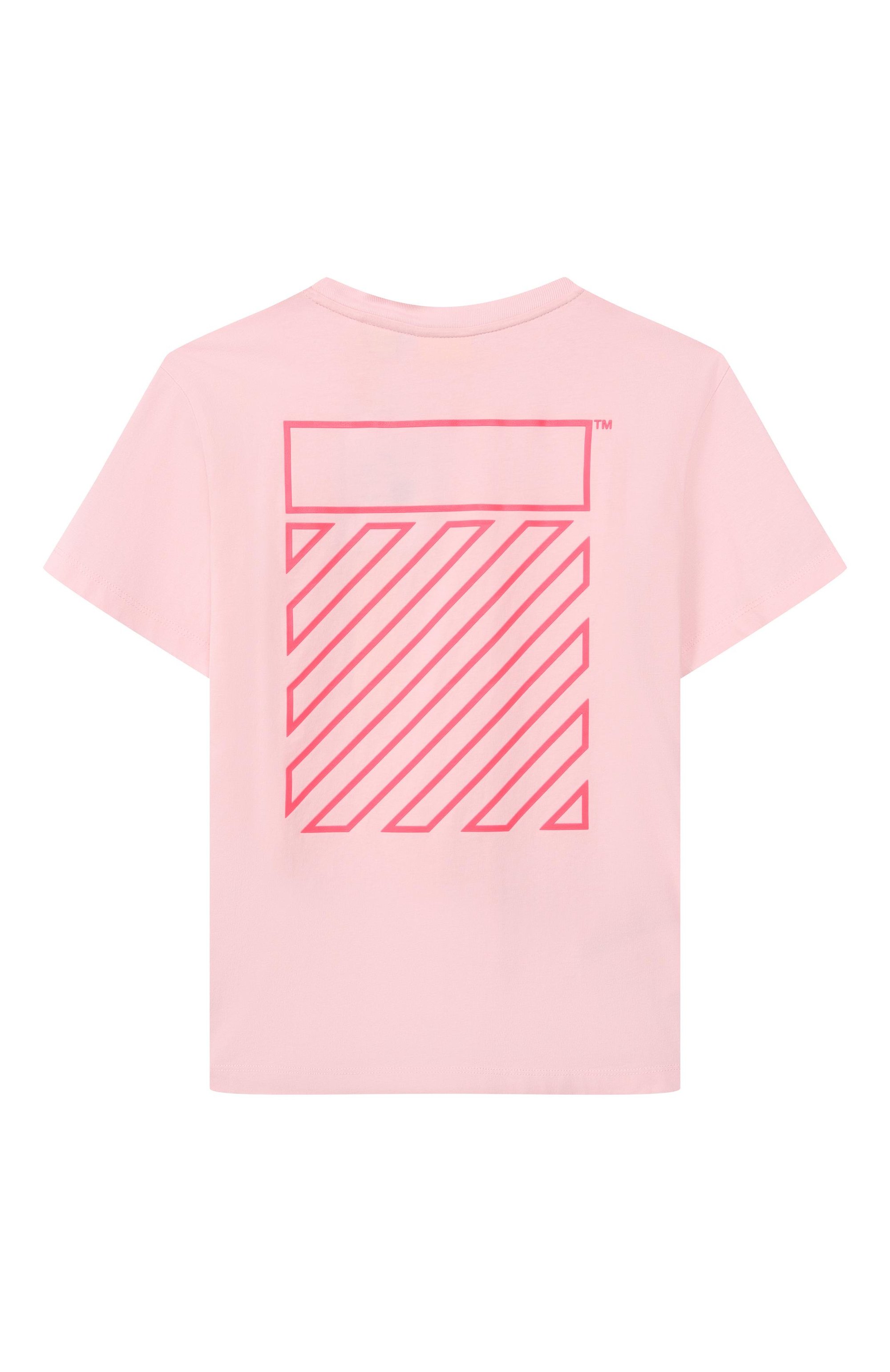 Хлопковая футболка OFF-WHITE, арт. 0GAA001S26JER006_001, фото 2
