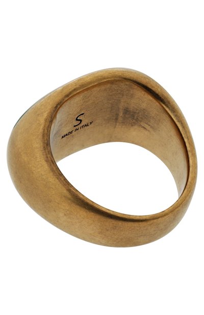 Кольцо DRIES VAN NOTEN зеленого цвета по цене 42650 руб., арт. 251-028202-092, фото 3 Кольцо DRIES VAN NOTEN, арт. 251-028202-092, фото 3