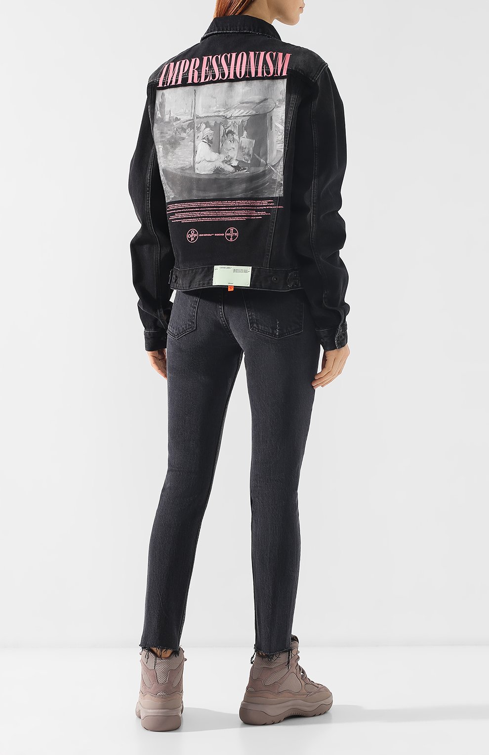 Джинсовая куртка OFF-WHITE, арт. 0MYE017R198120111088/W, фото 2