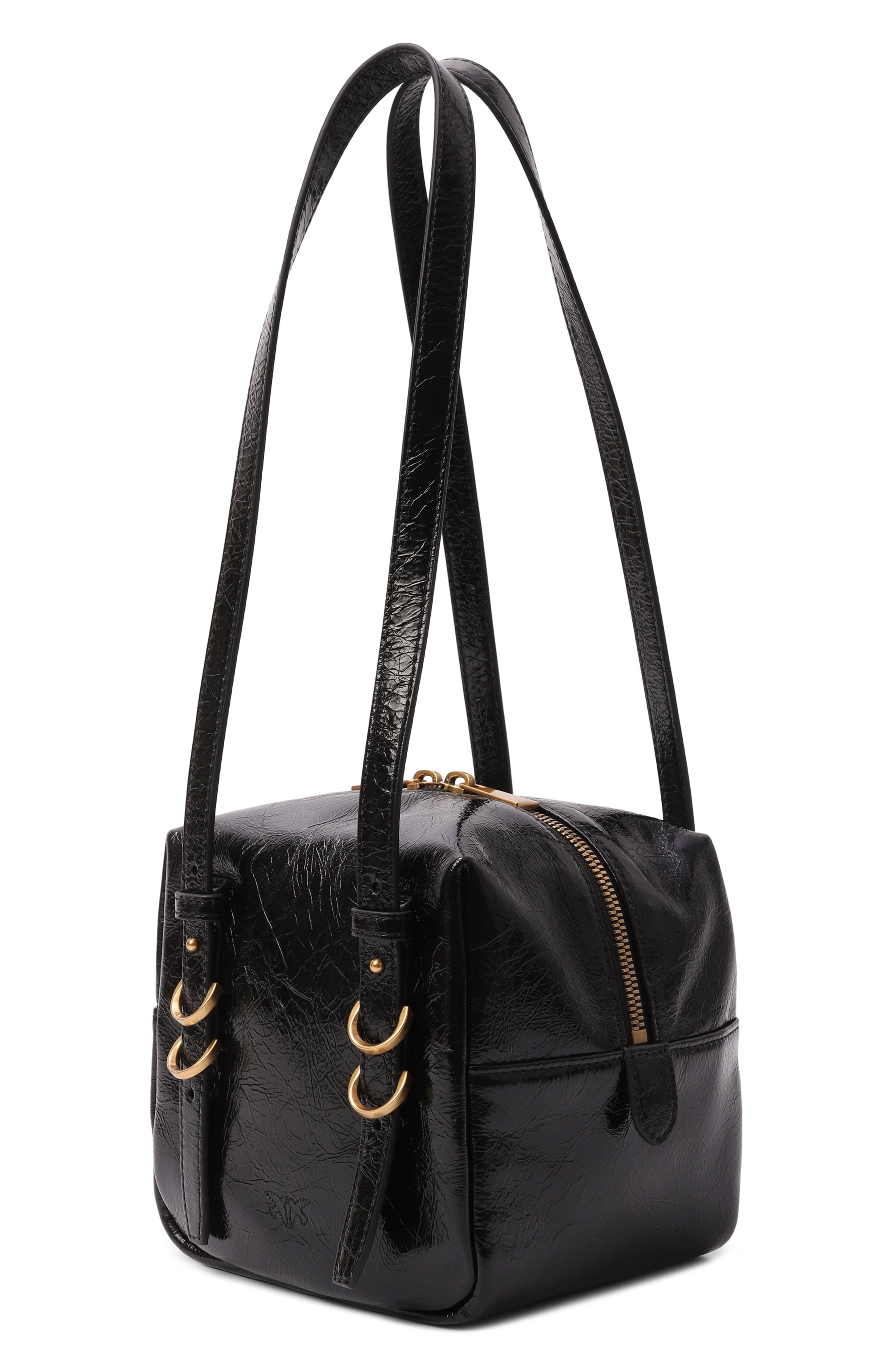 Сумка cubic PINKO черного цвета по цене 35550 руб., арт. 106465/A315, фото 4 Сумка cubic PINKO, арт. 106465/A315, фото 4