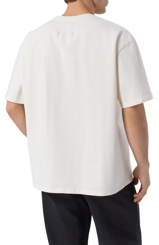 Хлопковая футболка Rhude RHFW25TT05012 Кремовый  RHFW25TT05012 Фото 4