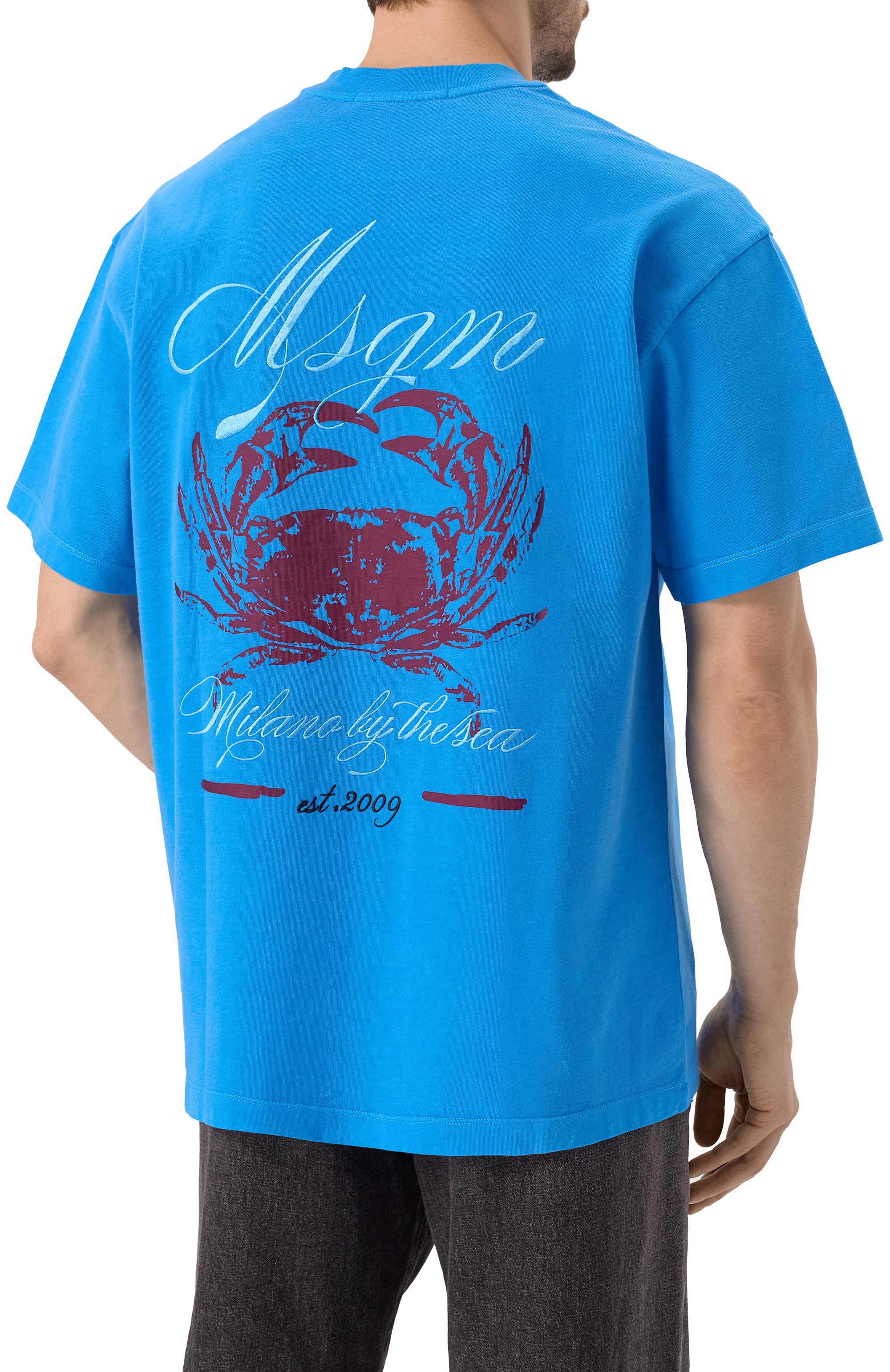 Хлопковая футболка MSGM, арт. 3840MM107/257098, фото 4