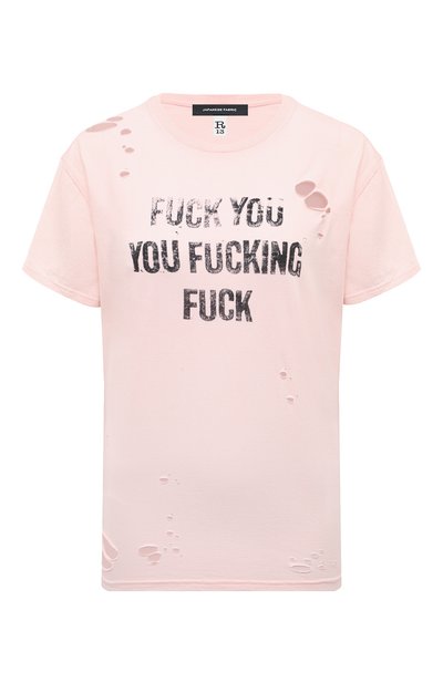 Женская хлопковая футболка R13, арт. R13WK001-016YY