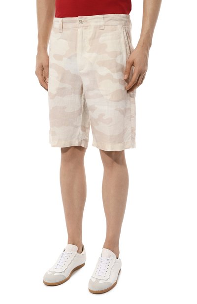 Льняные шорты 120% LINO, арт. 31ALIM2137/000G250/100, фото 3