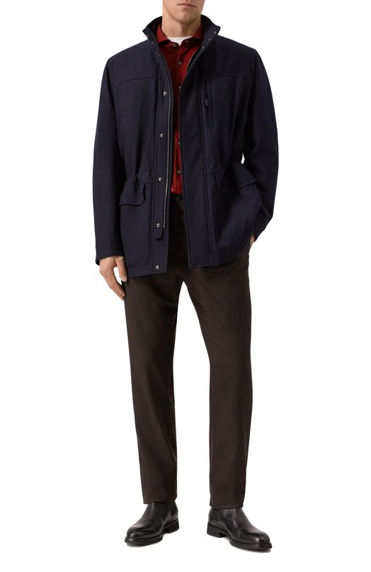 Кашемировая куртка Brioni SFPR0L/0C334 Синий  SFPR0L/0C334 Фото 2
