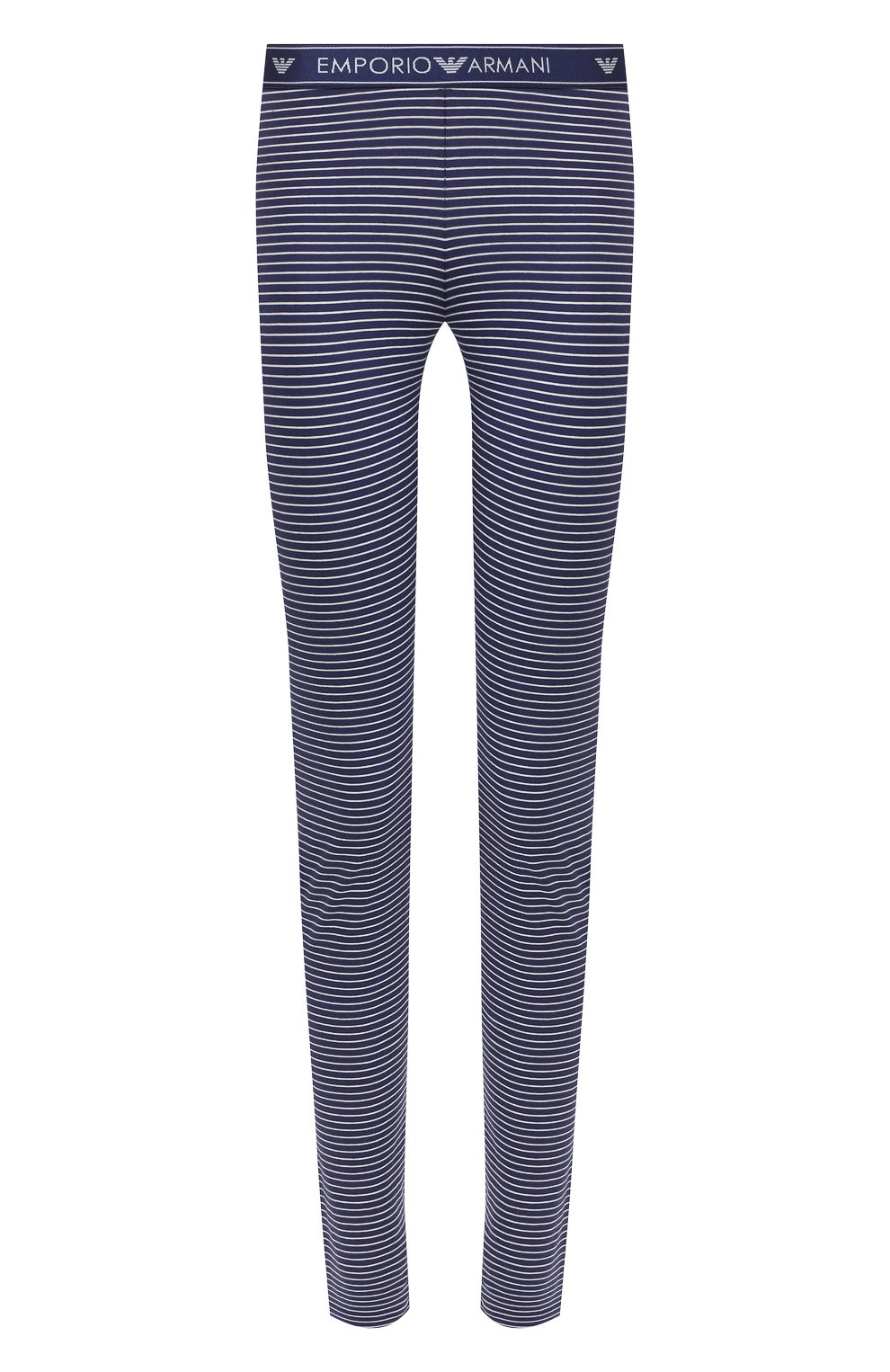 Хлопковые легинсы EMPORIO ARMANI синего цвета по цене 8995 руб., арт. 163998/0P219, фото 1 Хлопковые легинсы EMPORIO ARMANI, арт. 163998/0P219, фото 1