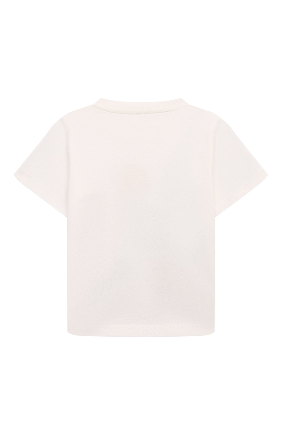 Хлопковая футболка STELLA MCCARTNEY молочного цвета по цене 5735 руб., арт. TV8531, фото 2 Хлопковая футболка STELLA MCCARTNEY, арт. TV8531, фото 2