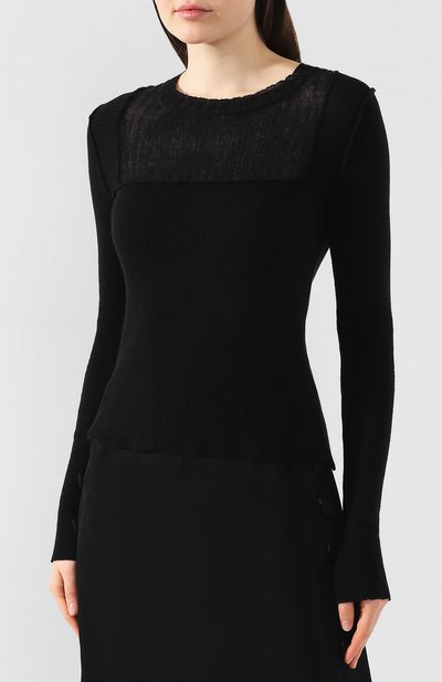 Пуловер из хлопка и кашемира ANN DEMEULEMEESTER, арт. 1901-2600-P-252-099, фото 3