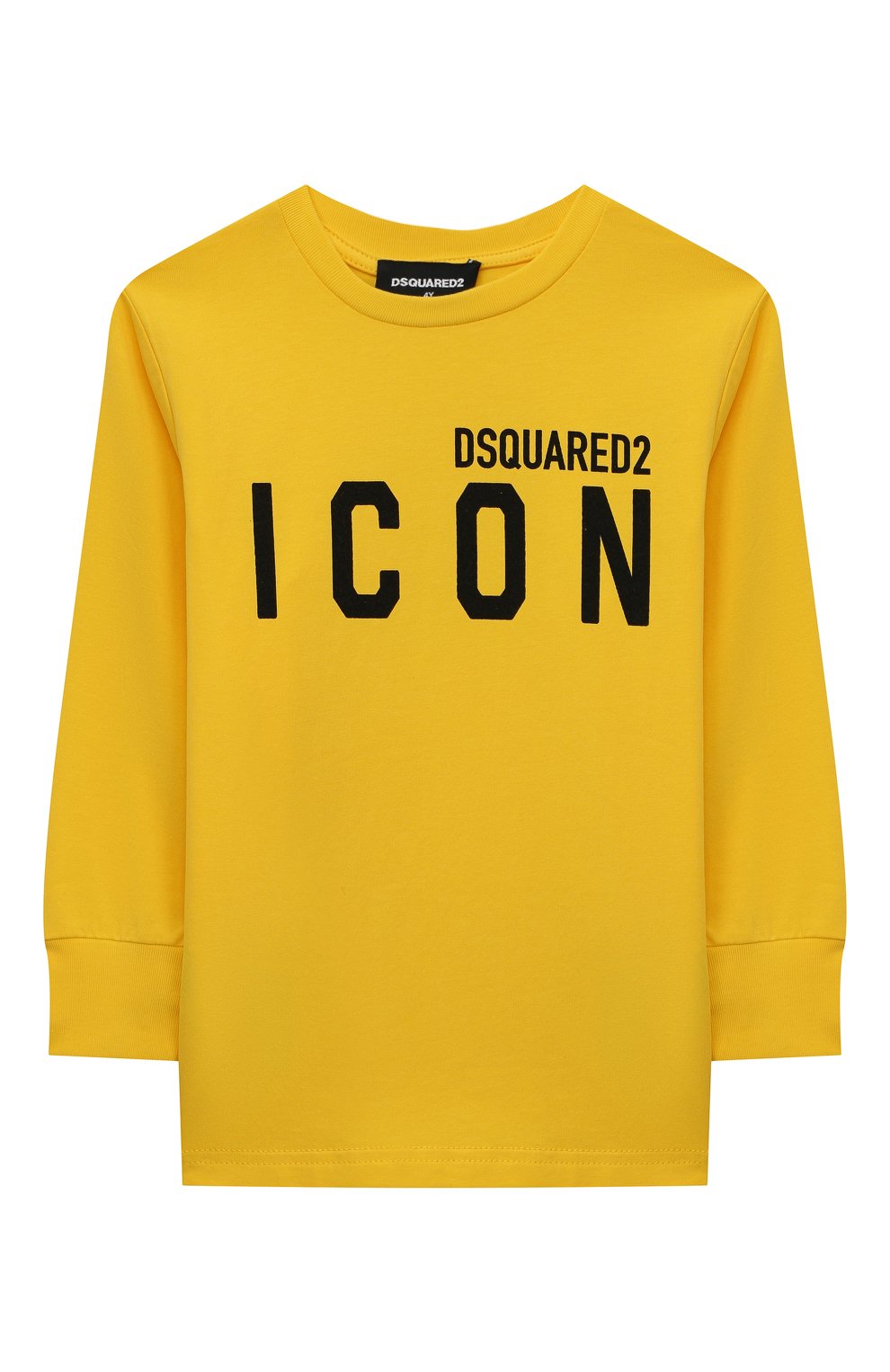 Хлопковая пижама DSQUARED2 желтого цвета по цене 13300 руб., арт. DQ1087-D008J, фото 2 Хлопковая пижама DSQUARED2, арт. DQ1087-D008J, фото 2