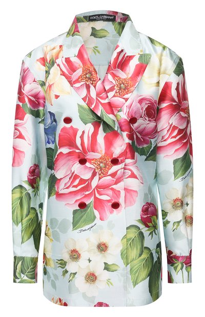 Женский шелковый жакет DOLCE & GABBANA, арт. F5M10T/IS1AS