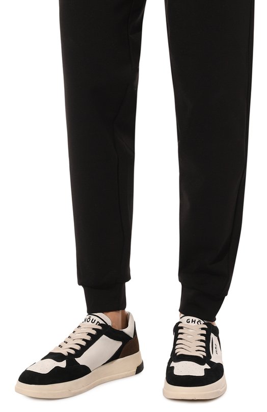 Кожаные кеды Tweener Ghoud Чёрный, белый, фото 3