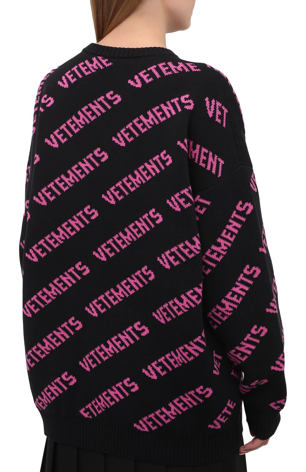 Свитер из хлопка и кашемира VETEMENTS, арт. UE51KN200X 1399/W, фото 4