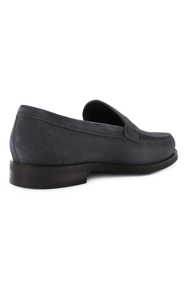 Мужские замшевые пенни-лоферы TOD’S темно-синего цвета, арт. XXM0ZF0Q920RE0 | Фото 5 (Материал внутренний: Натуральная кожа; Стили: Классический; Статус проверки: Проверена категория; Материал внешний: Замша, Натуральная кожа; Региональные ограничения белый список (Axapta Mercury): RU; Нос: Не проставлено; Ювелирные украшения: Назначено; Каблук высота: Низкий; ширина носка стельки: 9, 9,3; толщина подошвы: 1)
