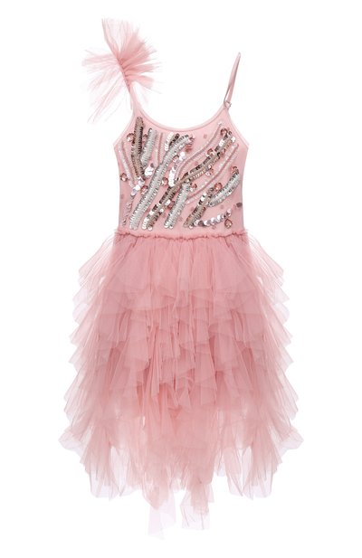 Хлопковое платье TUTU DU MONDE розового цвета по цене 23150 руб., арт. TDM6516/4-11, фото 1 Хлопковое платье TUTU DU MONDE, арт. TDM6516/4-11, фото 1