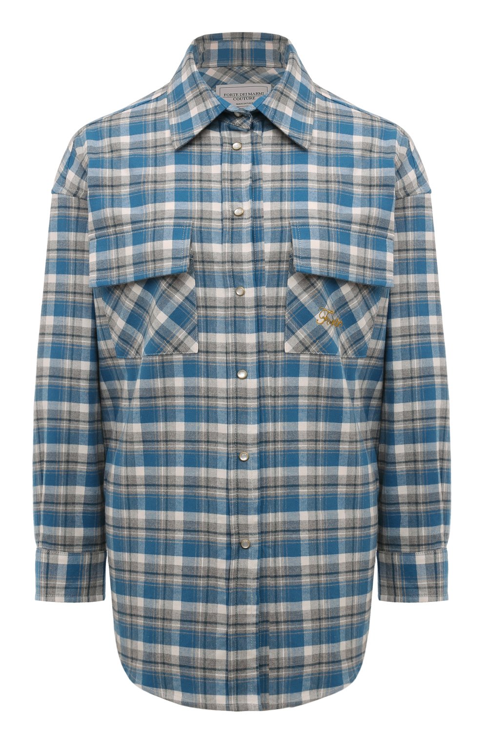 Хлопковая рубашка FORTE DEI MARMI COUTURE, арт. 24WF3103, фото 1