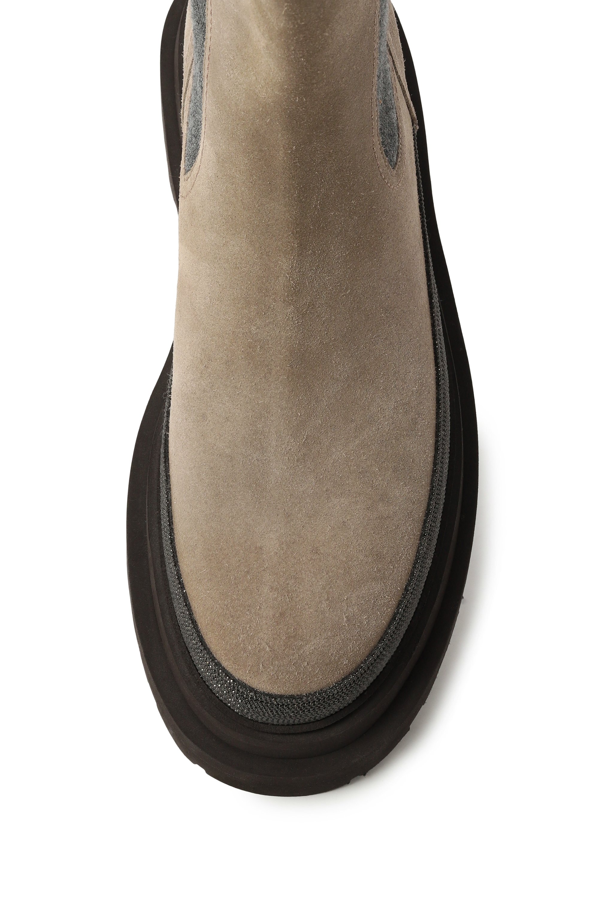 Замшевые челси BRUNELLO CUCINELLI, арт. MZSFGBP422, фото 6