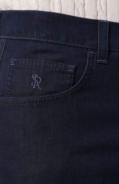 Джинсовые шорты STEFANO RICCI темно-синего цвета по цене 79150 руб., арт. MFT4201261/T77BL, фото 5 Джинсовые шорты STEFANO RICCI, арт. MFT4201261/T77BL, фото 5