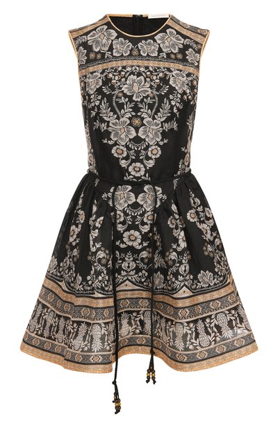 Женское платье изо льна и шелка ZIMMERMANN, арт. 3475DS253