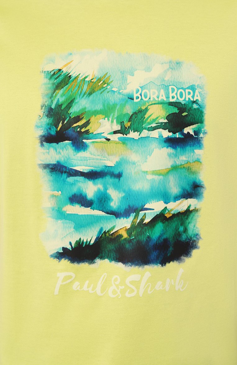 Хлопковая футболка PAUL&SHARK, арт. 24411108, фото 1