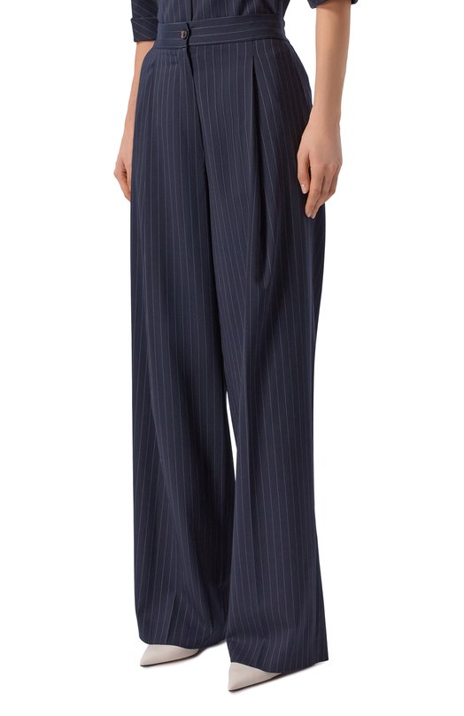 Шерстяные брюки Kiton D61110K0970G Синий  D61110K0970G Фото 3