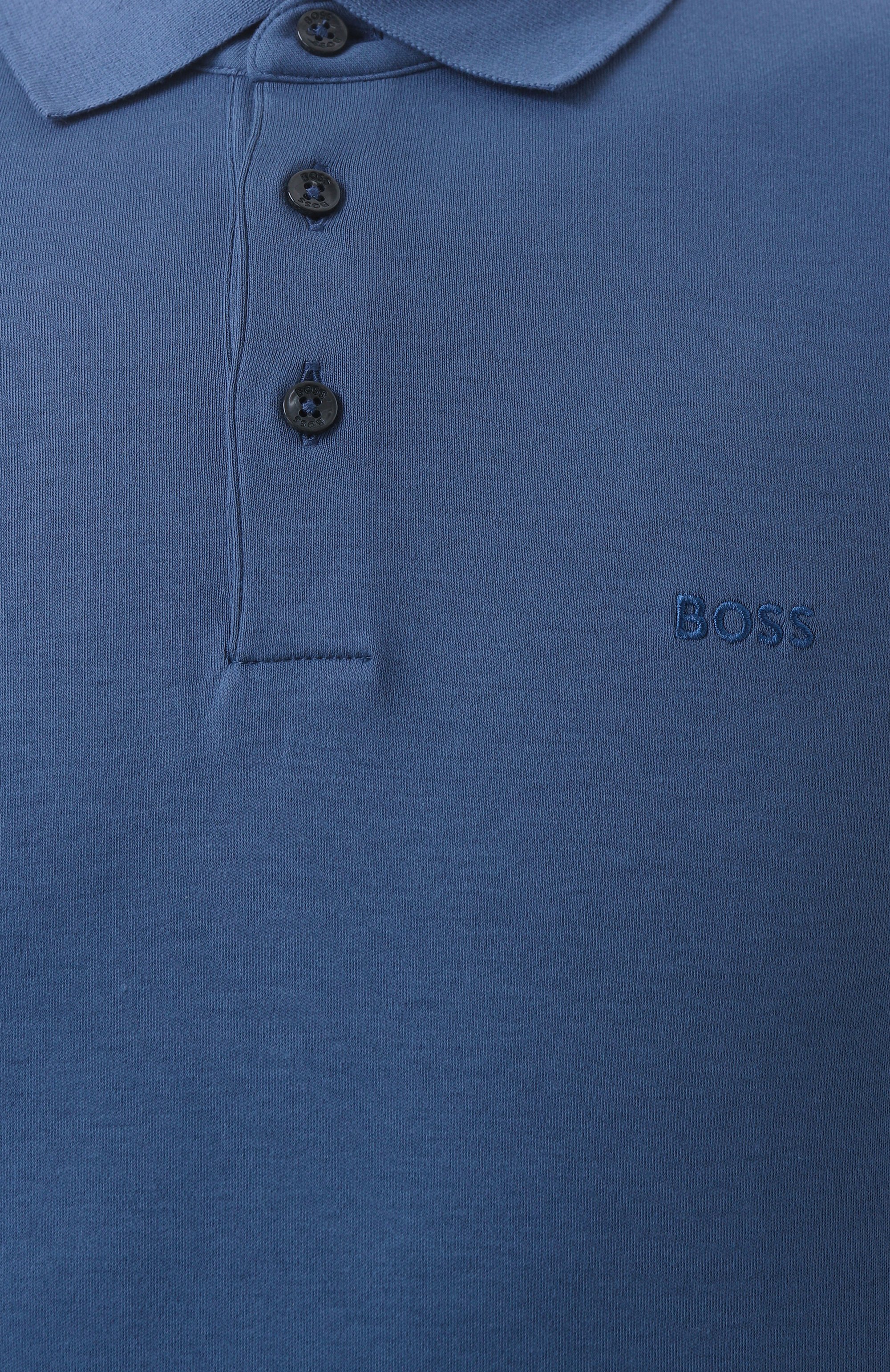 Хлопковое поло BOSS, арт. 50468392, фото 6