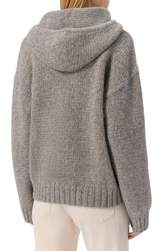 Худи из хлопка и шерсти Bogner 86709246 Серый  86709246 Фото 4