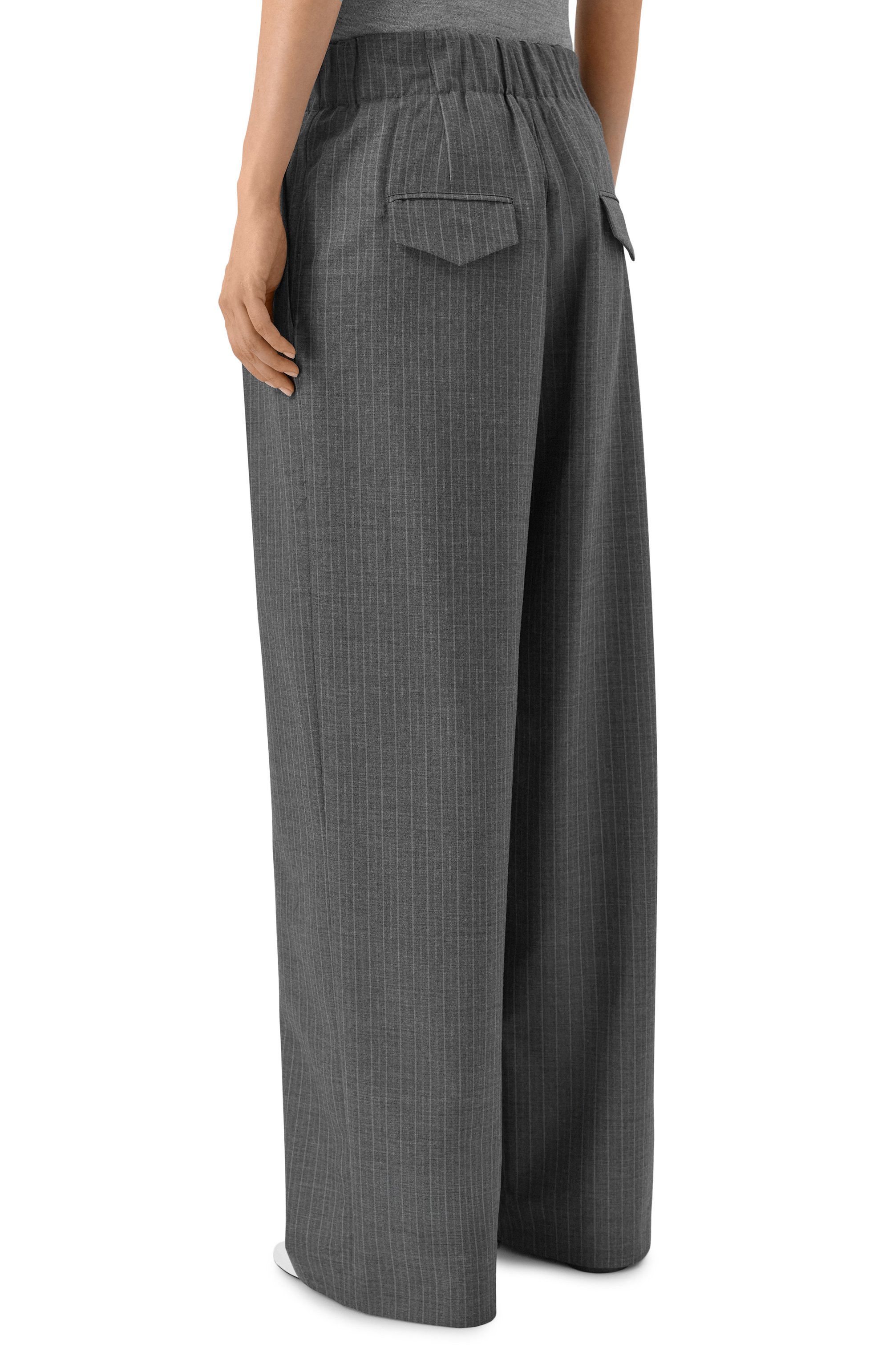 Шерстяные брюки JIL SANDER, арт. J02KA0433/J40336, фото 4