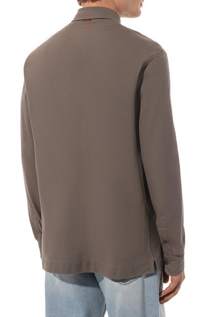 Хлопковое поло ZEGNA, арт. UD392A7/D757, фото 4