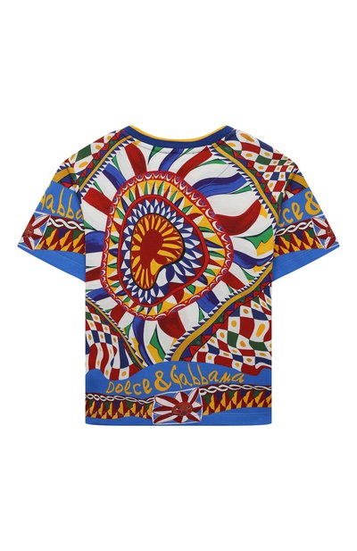 Хлопковая футболка DOLCE & GABBANA, арт. L4JTEY/G7J2T/8-14, фото 2