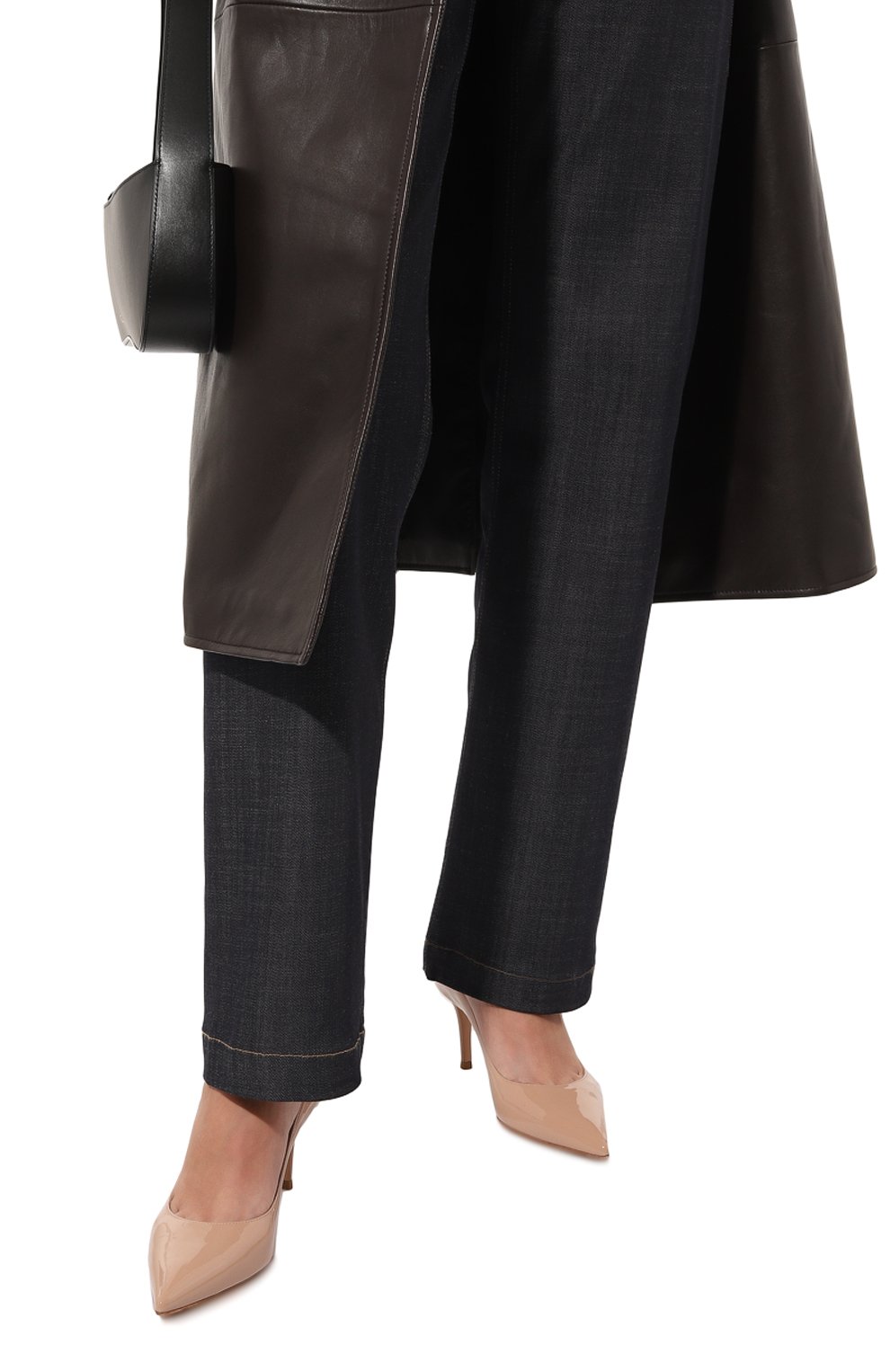 Кожаные туфли gianvito 70 GIANVITO ROSSI, арт. G26770.70RIC.VERPEAH, фото 3