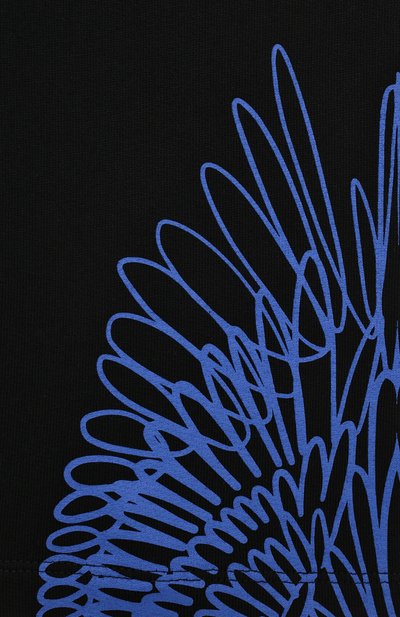 Хлопковые шорты MARCELO BURLON KIDS OF MILAN, арт. 21E/B/MB/3200/0020/2-6Y, фото 3