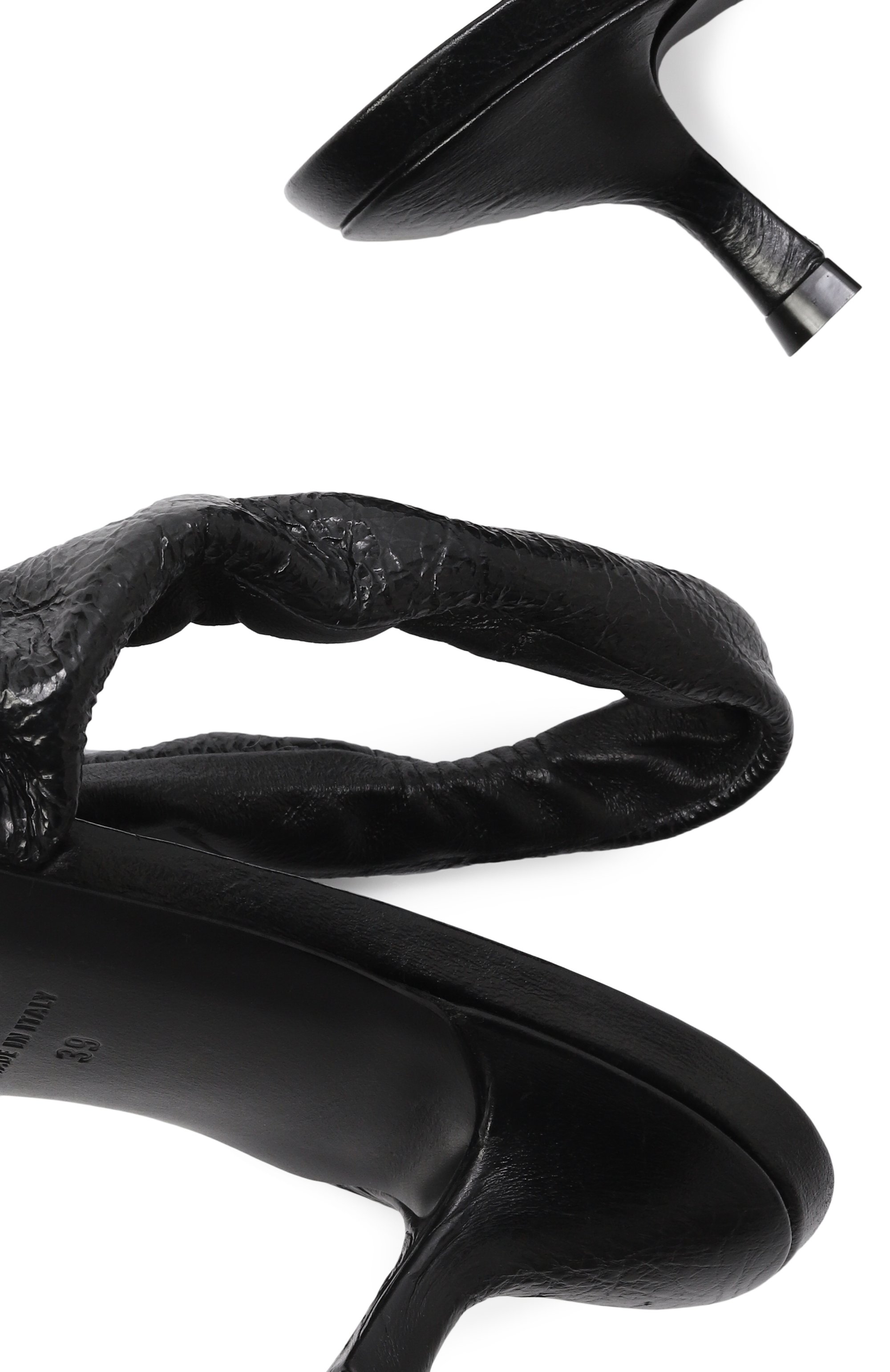 Кожаные туфли monaco 50 BALENCIAGA, арт. 818870/WBD4T, фото 7