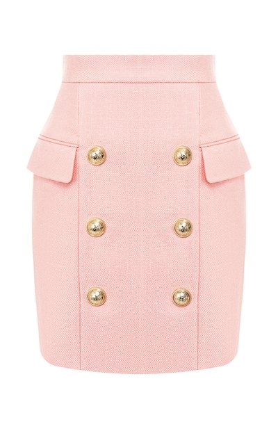 Женская юбка из вискозы BALMAIN, арт. TF14004/V090