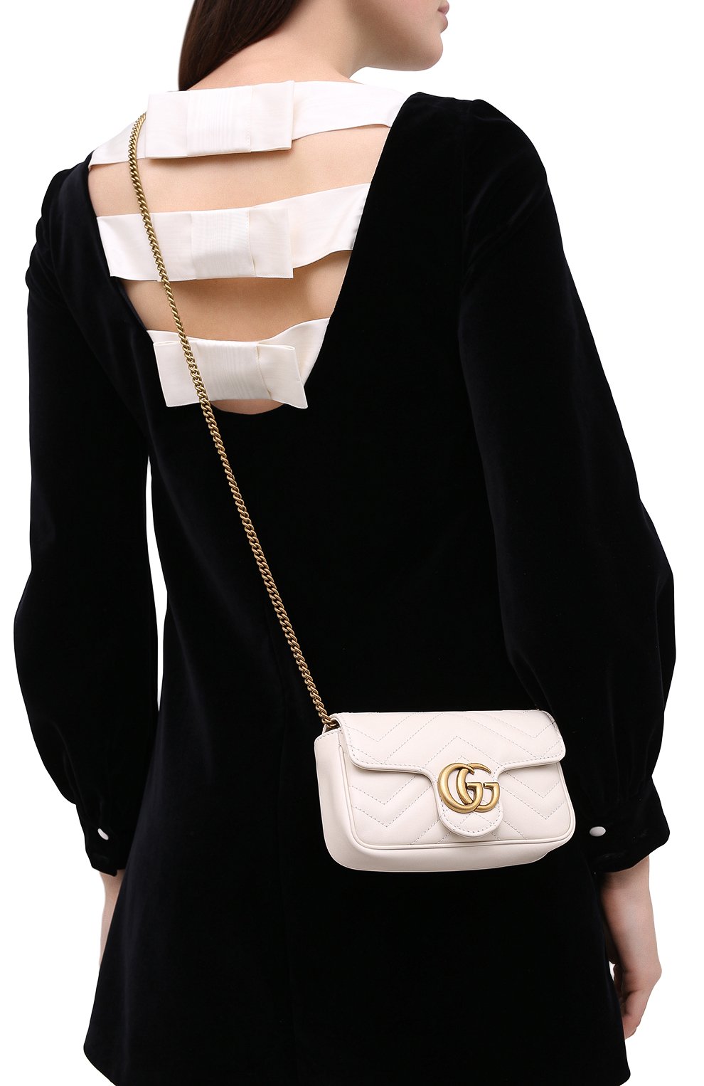 Сумка gg marmont super mini GUCCI, арт. 476433/DTDCT, фото 2