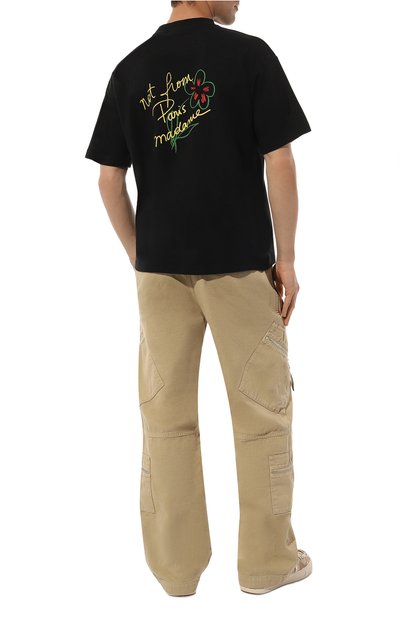 Хлопковая футболка DROLE DE MONSIEUR, арт. D-TS188-C0002-BL, фото 2